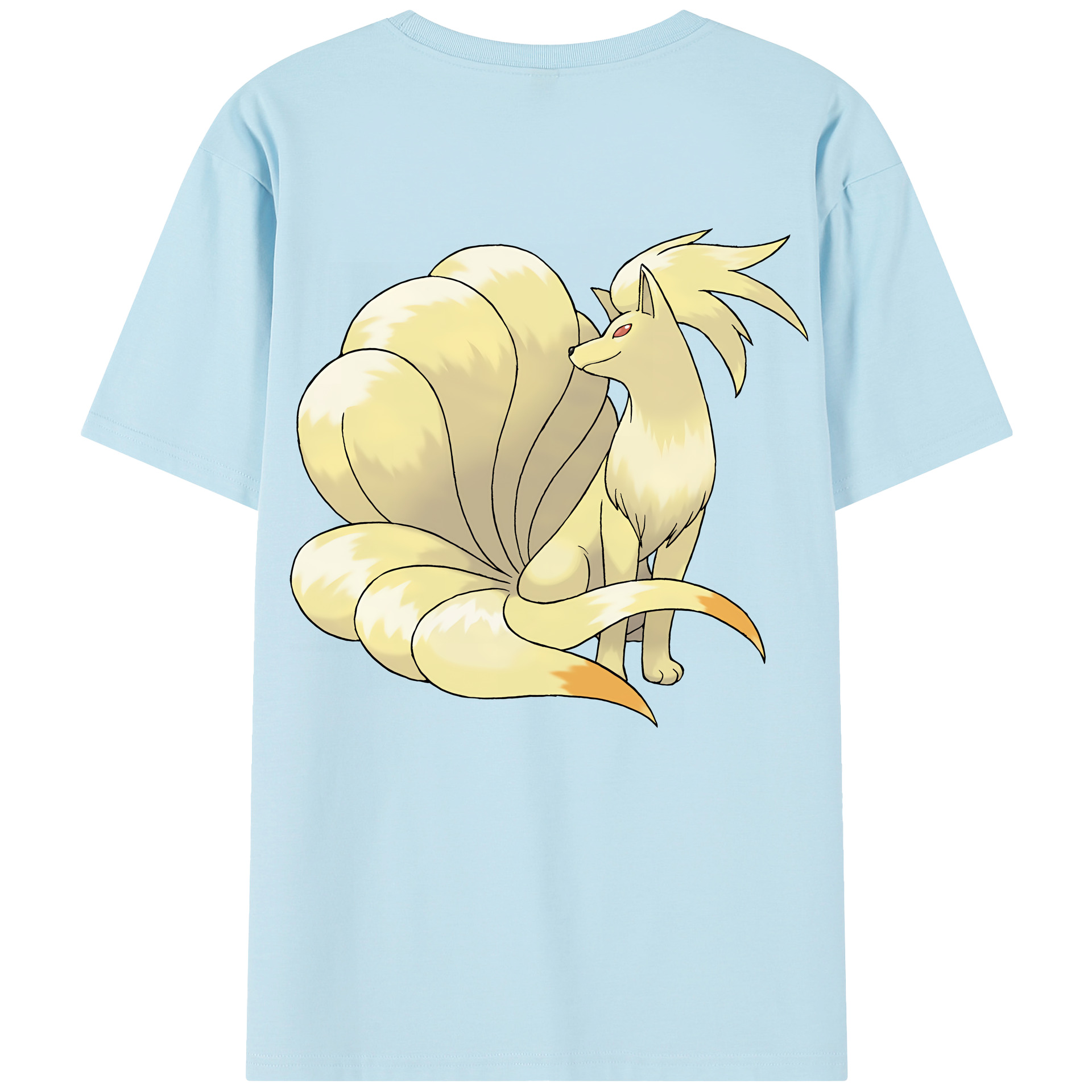 （画像用） ポケットモンスター Pokémon 綿100％半袖Tシャツ（背面プリント）